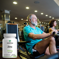 Capsules de Gluconate de Zinc Haute Concentration 50mg |   Soutien du système immunitaire OEM ODM – Complexe minéral de capsules de zinc, cuivre et sélénium