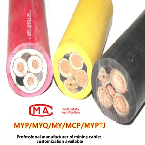 <span class=keywords><strong>Câble</strong></span> d'alimentation souple ignifuge en caoutchouc pour mines de charbon, norme nationale MY 0.38/0.66kv, conducteur en cuivre, 416 25 - Product Image 2
