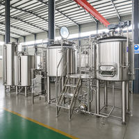 Equipo de Elaboración de Cerveza Automático de 500L 1000L, Fermentador Cónico para Uso Doméstico y Plantas de Producción, Nuevo
