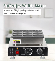 Poffertjes Gaufriers Électrique Automatique Commercial Antiadhésif Rôti Personnalisé Gaufrier Muffin Mini Néerlandais Pancake Machine