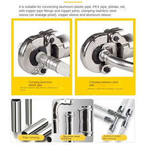 Alicates de Sujeción de Aluminio y Plástico de Grado Industrial CW-1632, Herramienta Hidráulica para Prensar Tuberías de Acero Inoxidable para Jardín - Product Image 5