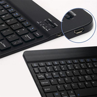 Mini-clavier bluetooth Portable sans fil, mince, pour tablette, Smartphone, iPad, téléphone Android