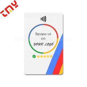 Plástico personalizado NFC <span class=keywords><strong>Google</strong></span> Review Card NFC Contact 213 215 216 PVC Digital Business Card Printing - Product Image 5