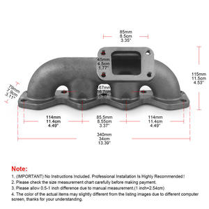 Collecteur d'échappement en fonte pour Mazda Miata 1990-1993 MX-5 1.6L Modification automobile Collecteur d'échappement en plastique Neuf - Product Image 4