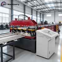Machine de formage à froid entièrement automatique à grande vitesse pour la production de revêtements de sol en acier avec entraînement par chaîne métallique