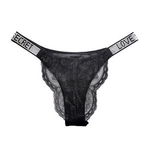 Breathable Sexy Comfortable Lingerie Lace Style Solid Sexy Underwear women's Panties - Product Image 1