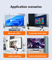 Nueva Computadora de Escritorio Todo en Uno con Pantalla LCD de 23.8 Pulgadas, Monoblock, AIO, Core I3 I5 I7 I9, 16 GB DDR4, SSD de 512 GB, USB, para el Hogar, Oficina, Educación y Juegos