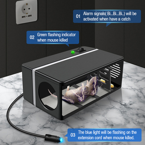 Nouvelle conception de piège à rats électrique automatique en plastique 7000V, choc, rongeurs, campagnols, martres, souris, tueur de rats électronique, pièges à souris électriques - Product Image 3