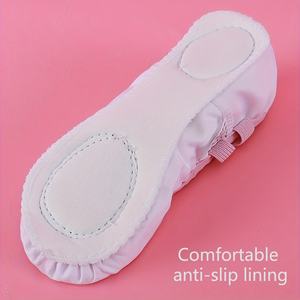 Zapatillas de Ballet Suaves para Niñas, Diseño de Garra de Gato, Zapatos de Práctica de Danza China, Correa de Satén con Graduación Profesional - Product Image 5