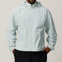 Vêtements de sport personnalisés athleisure veste de sport imperméable pour hommes