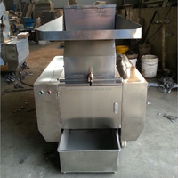 Broyeur automatique industriel en acier inoxydable pour os d'animaux, machine à broyer les os de poisson et la viande pour l'alimentation animale et la fabrication d'aliments pour animaux de compagnie