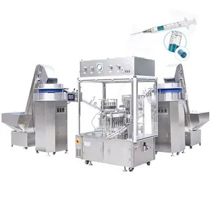 Sterile arterial blood gas syringe automatic machine assembly line for hospital medical