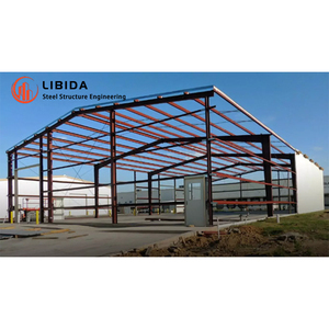 Taller de Fabricación de Acero a Bajo <span class=keywords><strong>Precio</strong></span>, Estructura de Acero Ligera para Almacenes, Construcción de Estructuras Metálicas - Product Image 4