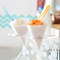 Gobelets à eau jetables 6OZ, gobelets à neige en papier pour glace pilée, refroidisseur d'eau de bureau