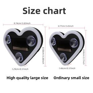 Nueva Luz LED Ambiental de Neón en Forma de Corazón para Ventana Trasera Triangular de Coche, 0.5W, Compatible con OLIVER - Product Image 5