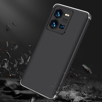 Mode 360 degrés couverture complète 3 en 1 dur pc téléphone portable couverture arrière pour Vivo Y35 Y36i Y100i S18 Pro sacs de téléphone portable