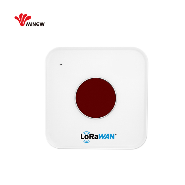 Wireless Lorawan Panic Button Iot Programmable Wall Mounted Smart Fire Emergency Alarm Press Switch Waterproof Sos Button