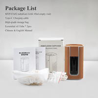 Diffuseur d'huiles essentielles en céramique personnalisé, désodorisant de voiture, aromathérapie sans eau, rechargeable, nébuliseur pour la maison, le bureau, le yoga