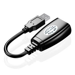 Farsince ชุดอุปกรณ์ต่อพ่วง USB RJ45,ตัวต่อสาย USB 2สำหรับสาย Lan <span class=keywords><strong>Cat6</strong></span> Cat5 - Product Image 4