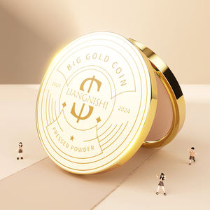 Cipria Compatta Fissante Viso Big Gold Coin con Logo Personalizzato, Grande Capacità 16G, Impermeabile, Lunga Tenuta, Controllo Sebo, Alta Coprenza e Finitura Opaca - Product Image 4