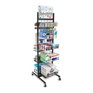 Soporte multifuncional para bocadillos de alambre de metal para supermercado para escaparate y estantes de exhibición de almacenamiento - Product Image 3