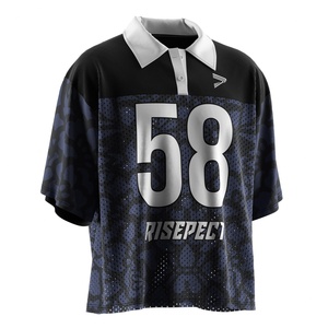 Camiseta de Fútbol Retro para Hombre con Cuello Polo, Tejido Transpirable que Absorbe la Humedad, Logotipo Personalizado y Nombre del Equipo para Fanáticos del Fútbol - Product Image 5