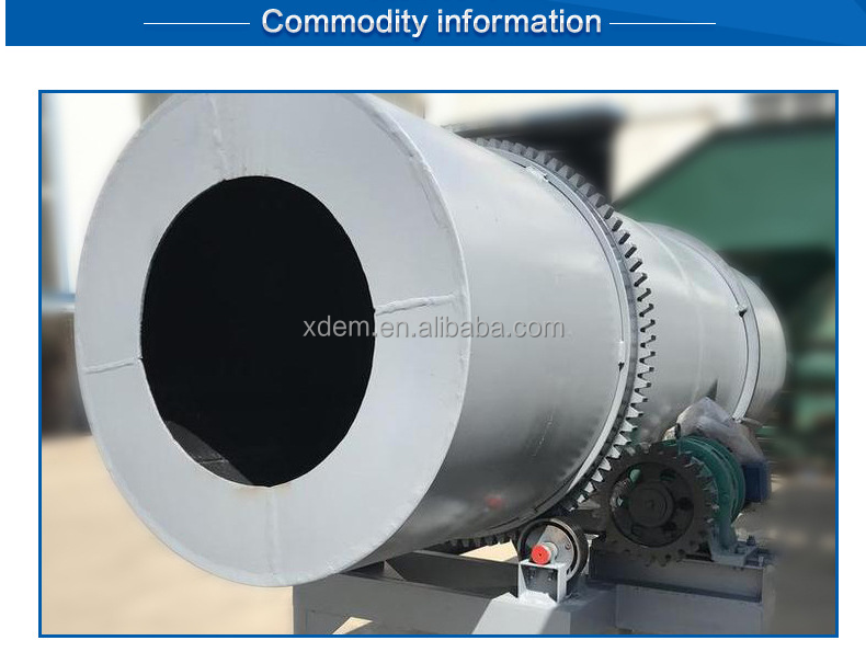 XDEM Rotary Coating Machine Compound Fertilizer Granule Coating