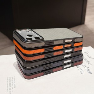 เคสโทรศัพท์มือถือลายตารางหนังแฟชั่น สำหรับ iPhone 17 16 15 pro max ป้องกันรอยนิ้วมือ กันกระแทก TPU ฝาหลังนิ่ม - Product Image 6