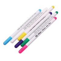 Marqueur de tissu lavable à pointe feutre, stylo à encre facilement nettoyable pour travaux d'aiguille, marquage temporaire de vêtements pour travaux d'aiguille