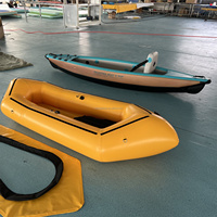 JIAHAI AK Sport Yacht PVC TPU bateau de pêche gonflable pour dérive 2 personnes léger et durable