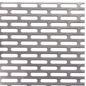 Pannello Decorativo in Acciaio Inox Perforato con Fori Ellittici di Piccole Dimensioni, Piegatura, Taglio e Saldatura Personalizzati, Spessore su Misura - Product Image 2