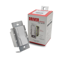 Controlador y regulador de intensidad 2 en 1, clase 2 UL CUL, 12V 24V 60W 96W 100W 120W 160W, regulable, CCT, controlador LED de voltaje constante