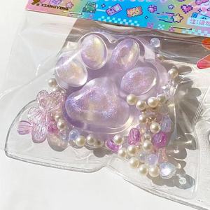 Nouveaux jouets en TPR Kawaii Squishy en forme d'aliments, jouets souples à presser, adorables jouets Squishy pour enfants, Squishy Patte de Chat en Gelée - Product Image 1