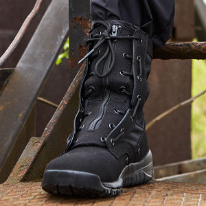 Vente en gros de chaussures de plein air pour entraînement de trekking et camping Bottes tactiques de combat dans le désert en stock - Product Image 3