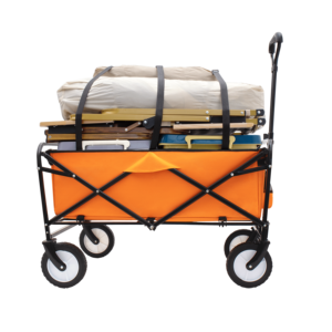 Chariot pliable pliable DB avec système de cerclage pour utilisation utilitaire de camping de plage de shopping - Product Image 4