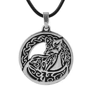 Custom Fashion Metal Antique Silver Plated Indian Myths <strong>Jewelry</strong> Mandala Shaped <strong>Pagan</strong> Charm Yoga Necklace Amulet <strong>Jewelry</strong> - Product Image 5