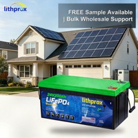 Batería de Litio LiFePO4 de 25.6V 200AH 5KW, Grado A, para Almacenamiento Doméstico, con BMS Inteligente, RS485, Conector Anderson, Más de 6000 Ciclos, Certificaciones CE, RoHS, IP67, OEM, ODM