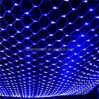 Guirlande lumineuse YN Starlight Flashing Fishing Net Light IP65 à LED blanc chaud dimmable, 1,5 m de long, pour extérieur, maison, Noël
