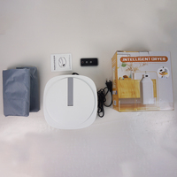Sèche-linge électrique portable 600W, mini semi-automatique, écoénergétique classe A, pour usage hôtelier, boîtier en plastique, lumière UV LED
