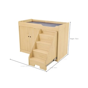 Cambiador de Madera Montessori para Guardería, Cómoda Estación de Cuidado de Pañales para Bebés para Preescolar y Guardería - Product Image 3