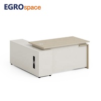 Muebles Profesionales EGROspace, Mesa de Director de Melamina, Elegante, Moderna, de Lujo, para Gerente de Oficina, Escritorio Ejecutivo