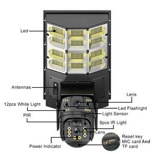 4K 8MP Dual Lens V380 PRO Solar <b>Security</b> <b>Camera</b> 4MP Street Lamp 4G Solar Panel Battery IP66 Waterproof <b>Wifi</b> Connectivity - Product Image 2