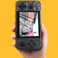 Console de jeu portable rétro RG350 16 Go avec prise en charge de la carte TF 256 Go, écran IPS 3,5 pouces, prise US, plus de 3000 jeux, multijoueur, portable