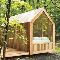 Moderno Panel de Control Eléctrico para Sauna de Vapor Seco al Aire Libre para 3-4 Personas, Carpa de Sauna Infrarroja de Doble Función de Hemlock/Cedro Rojo
