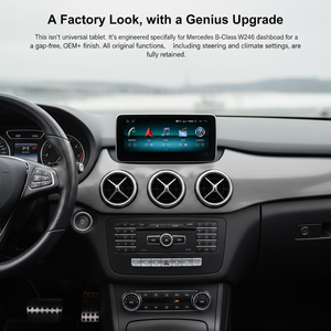 Radio para Auto para <span class=keywords><strong>Mercedes</strong></span> <span class=keywords><strong>Benz</strong></span> Clase <span class=keywords><strong>B</strong></span> 2013-2018 10.25\" 12.3\" Android 15 Qualcomm 8 Núcleos 4G+64G CarPlay Inalámbrico Android Auto GPS - Product Image 6
