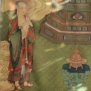 Peintures d'images bouddhistes du Bouddha du Temple de Huayan, des Trois Saints de la Dynastie <span class=keywords><strong>Yuan</strong></span>, dessinées à la main et exclusivement de la dynastie <span class=keywords><strong>Yuan</strong></span> - Product Image 4