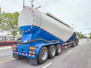 特注50cbmバルクコンクリートセメントセミトレーラーQ345スチールタンクFuwaブランド3 * 13TアクスルヘビーデューティフレームWeichaiディーゼル発電機 - Product Image 3