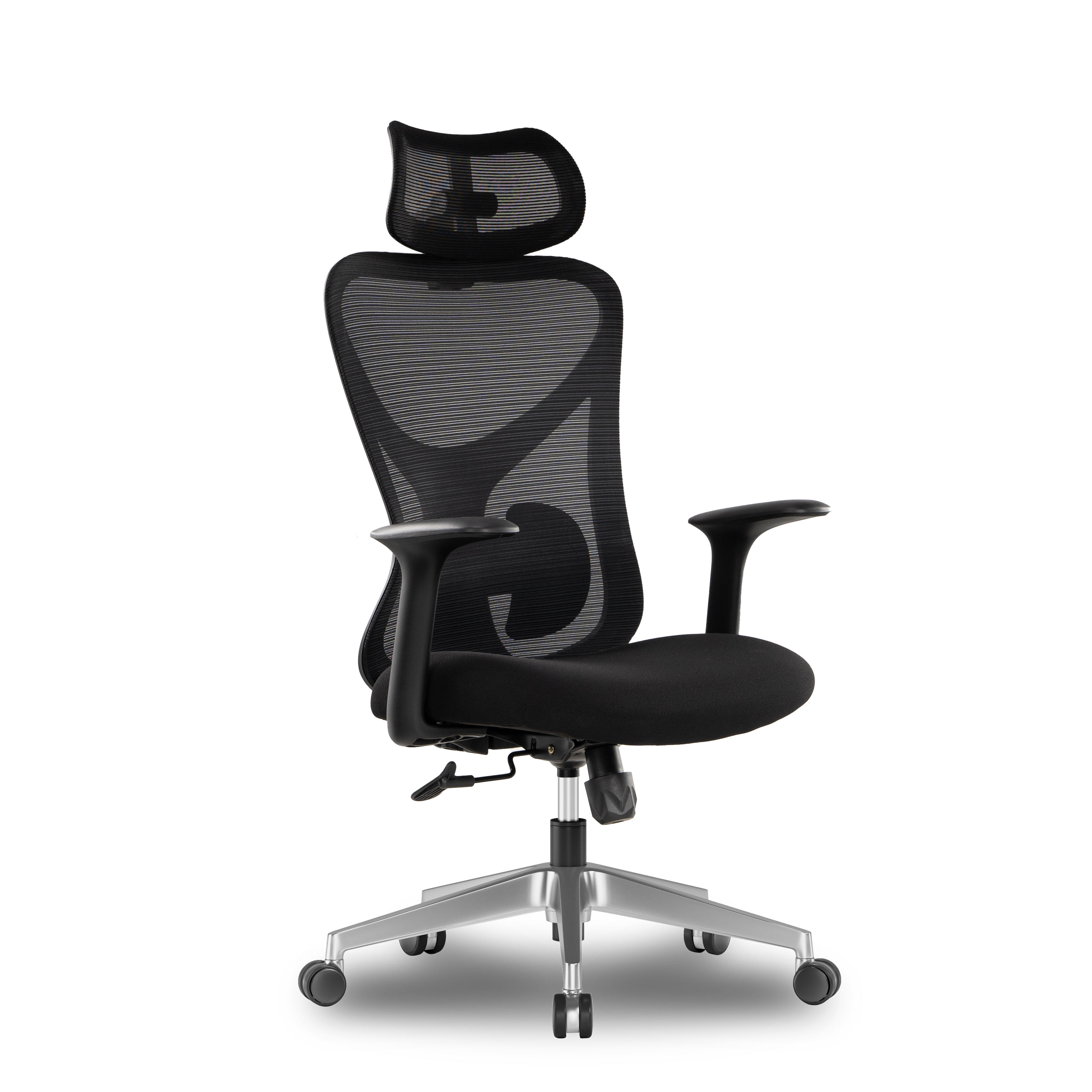 Noir + Main courante fixe + Appui-tête