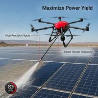 Dron de Limpieza de Alto Rendimiento para Lavado de Tanques, Techos e Infraestructura de Instalaciones Industriales