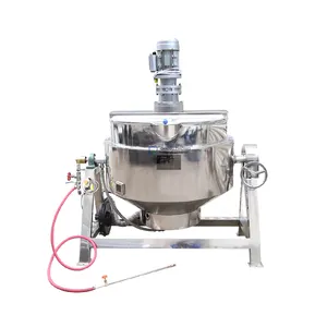 natural gas heating jacketed kettle jacketed cooking kettle